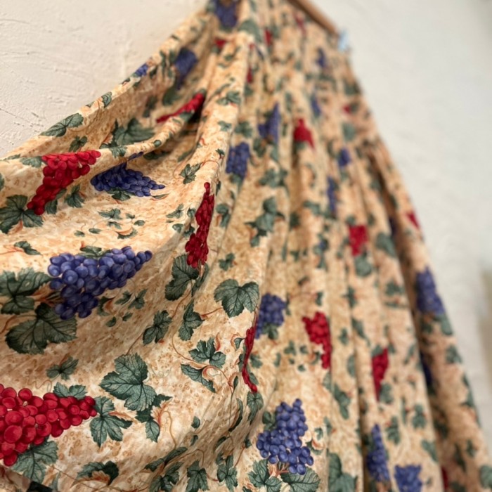 fruits pattern skirt | Vintage.City 古着屋、古着コーデ情報を発信