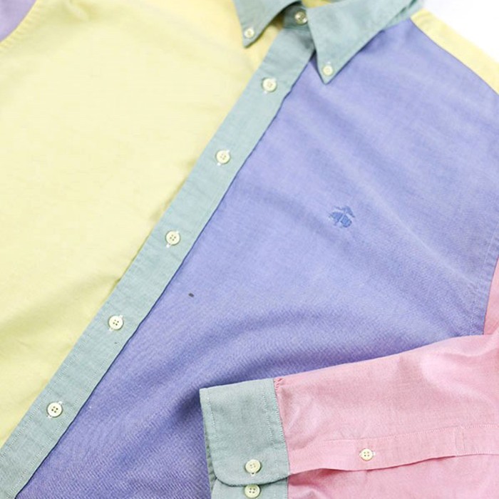 00s Brooks Brothers Crazy Pattern BD Shirt Size XL | Vintage.City 古着屋、古着コーデ情報を発信
