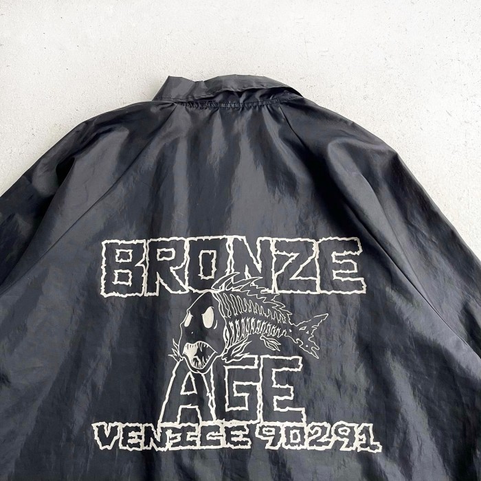 1990s BRONZE AGE Nylon Coach Jacket MADE IN USA 【XL】 | Vintage.City 古着屋、古着コーデ情報を発信