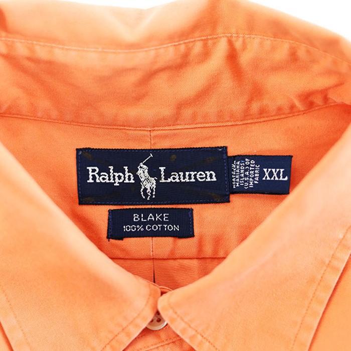 90s Ralph Lauren Pale Orange Cotton BD Shirt Size 2XL | Vintage.City Vintage Shops, Vintage Fashion Trends