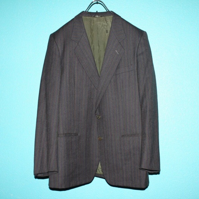 80s Yves Saint Laurent 2B Tailored Jacket | Vintage.City 古着屋、古着コーデ情報を発信