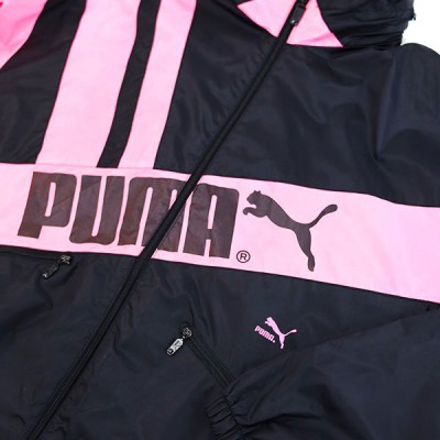 80s Puma Black×Pink Design Nylon Jacket Size XL | Vintage.City ヴィンテージ 古着