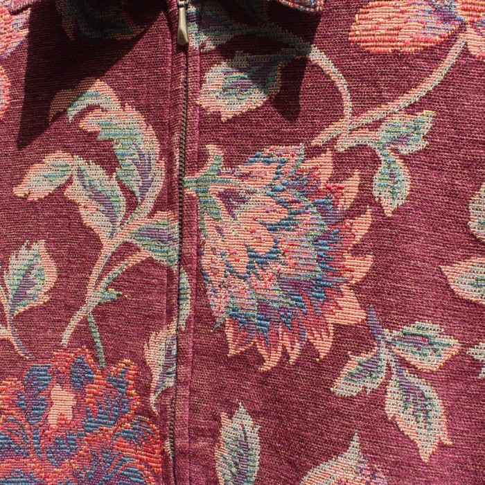 ゴブラン織 floral blouson jacket | Vintage.City 빈티지숍, 빈티지 코디 정보