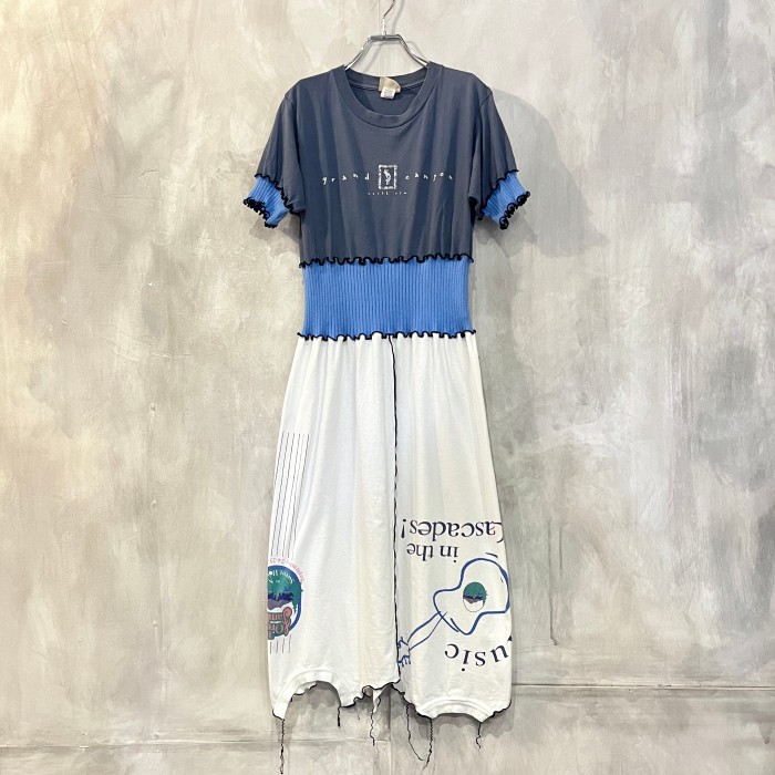 ＂upcycled dress＂古着リメイクワンピース 3 | Vintage.City 古着屋、古着コーデ情報を発信