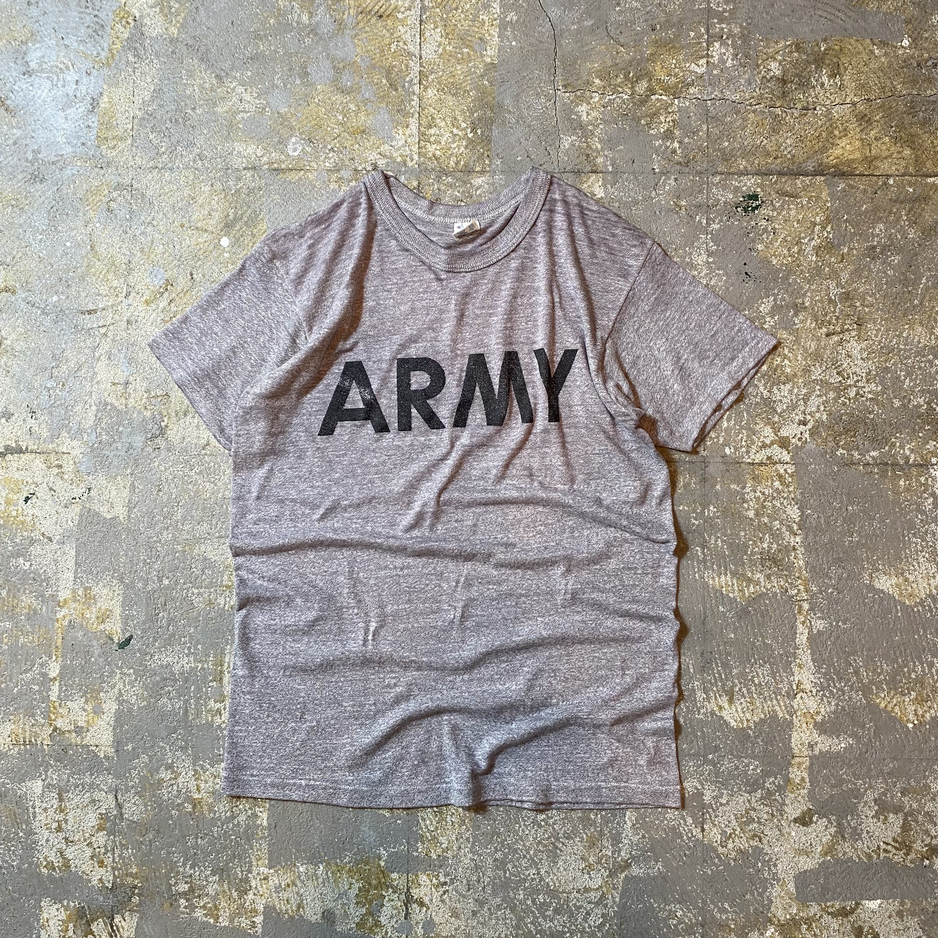 70s チャンピオン tシャツ USA製 グレー ARMY バータグ | Vintage.City