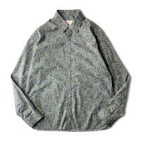 Brooks Brothers マチ付き ペイズリー 総柄 コットン シャツ XL | Vintage.City ヴィンテージ 古着