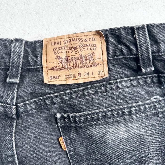 vintage MADE IN USA Levis 550 black orange tab【W33 L32】 | Vintage.City 古着屋、古着コーデ情報を発信