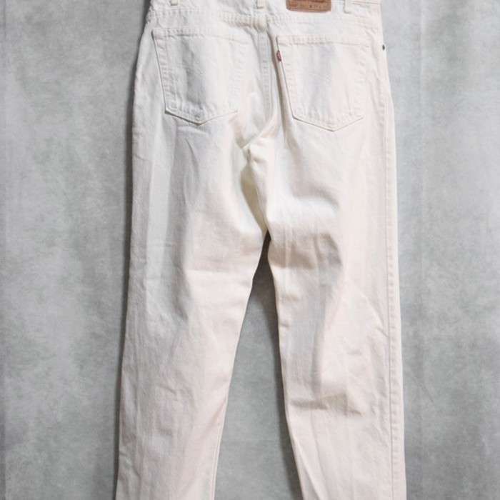 90s " levi's 550 " white denim baggy pants | Vintage.City 古着屋、古着コーデ情報を発信
