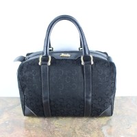 OLD CELINE CARRIAGE LOGO MACADAM PATTERNED BOSTON BAG MADE IN ITALY/オールドセリーヌ馬車ロゴマカダム柄ボストンバッグ | Vintage.City ヴィンテージ 古着