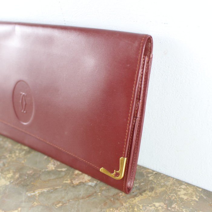 Cartier MUST LINE LEATHER CLUTCH BAG/カルティエマストラインレザークラッチバッグ | Vintage.City Vintage Shops, Vintage Fashion Trends