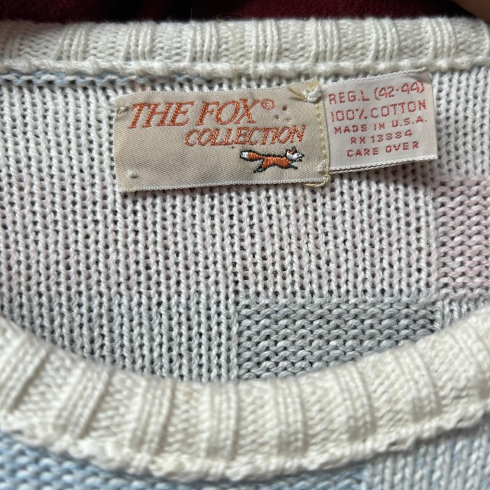 70s〜THE FOX collection knit | Vintage.City 빈티지숍, 빈티지 코디 정보