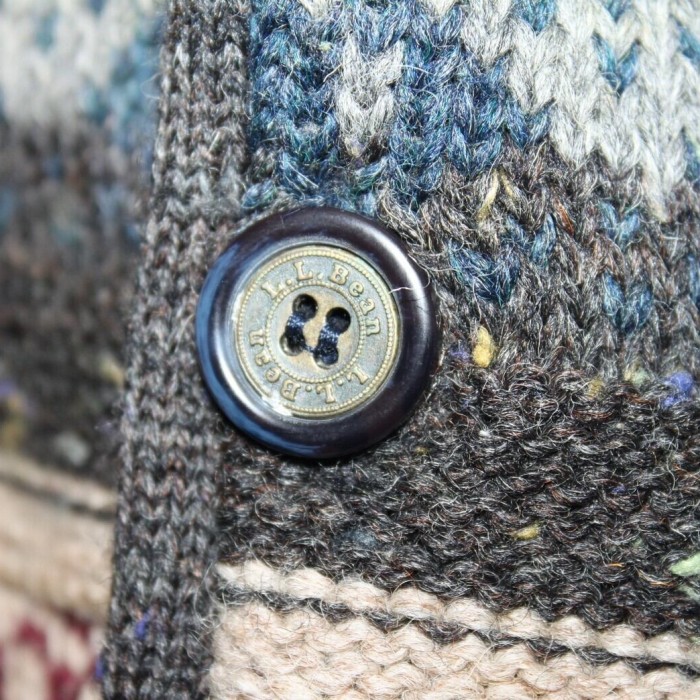 80s L.L.Bean Native Pattern Wool Knit Vest | Vintage.City 古着屋、古着コーデ情報を発信