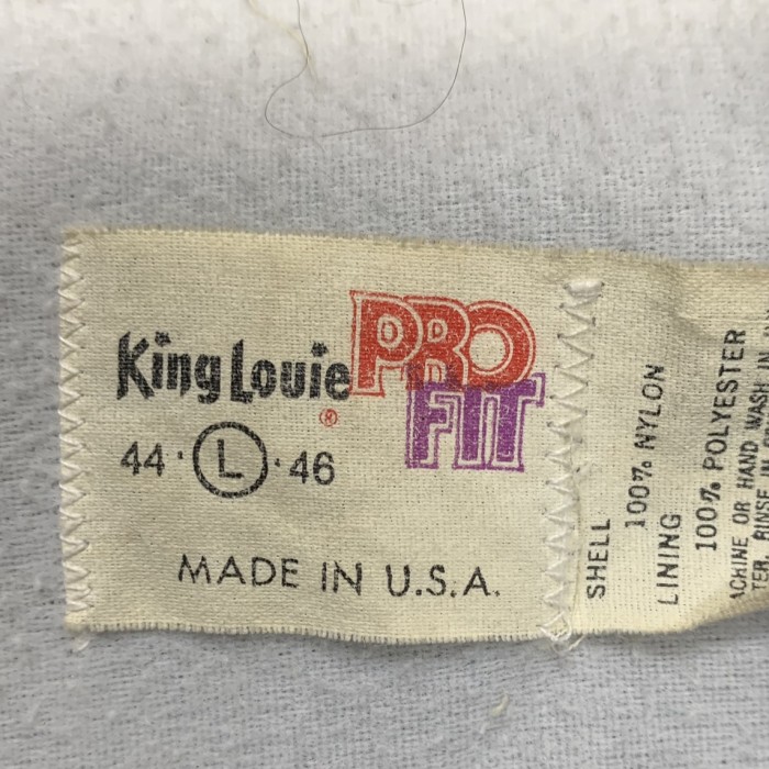 80'S KING LOUIE "PUEBLO AIR FORCE" 裏地付き サテンジャケット ブラック USA製 | Vintage.City 古着屋、古着コーデ情報を発信