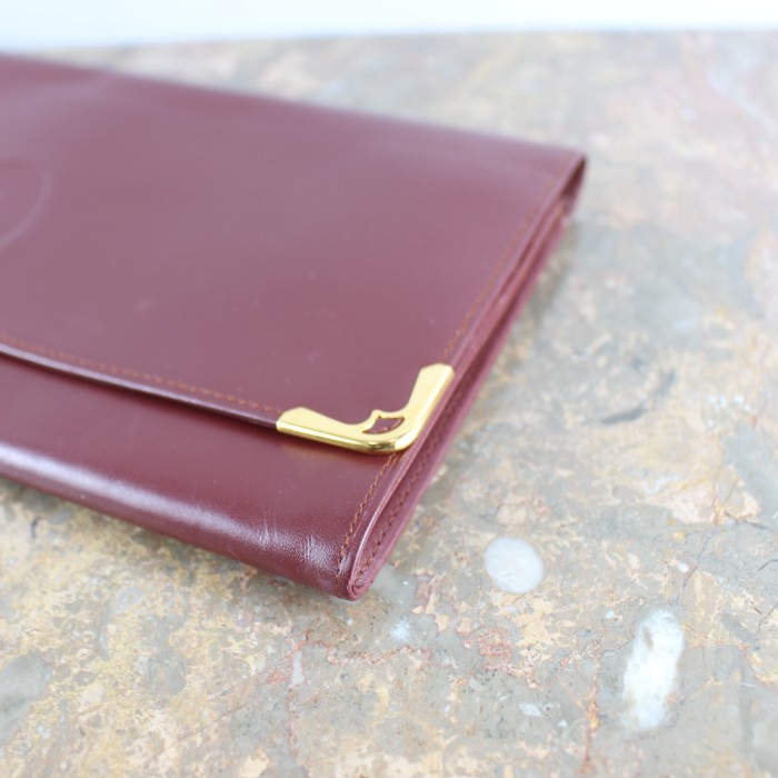 Cartier MUST LINE LEATHER CLUTCH BAG/カルティエマストラインレザークラッチバッグ | Vintage.City Vintage Shops, Vintage Fashion Trends