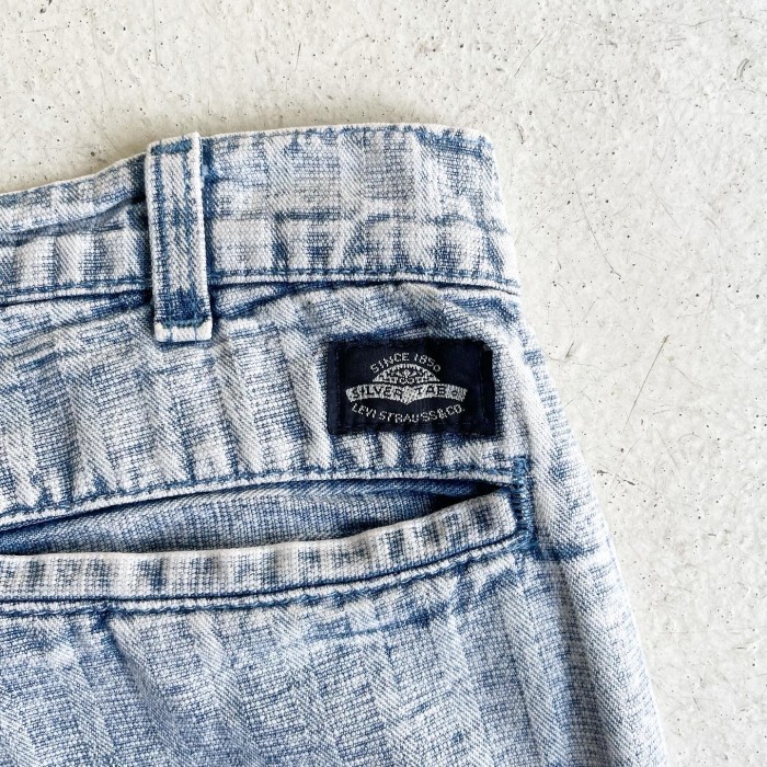 1990s SILVER TAB by Levi's Chemical Wash Denim Slacks MADE IN USA 【W34/L30】 | Vintage.City 古着屋、古着コーデ情報を発信