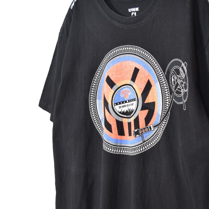 NBA ニューヨークニックス Tシャツ 黒 ブラック ターンテーブル NEW YORK KNICKS 大きいサイズ メンズ2XL 古着 @BZ0008 | Vintage.City 빈티지숍, 빈티지 코디 정보
