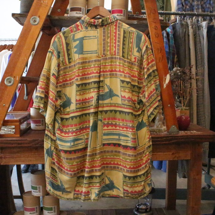 ユーロデザインシャツ　レーヨン（ビスコース） | Vintage.City 古着屋、古着コーデ情報を発信