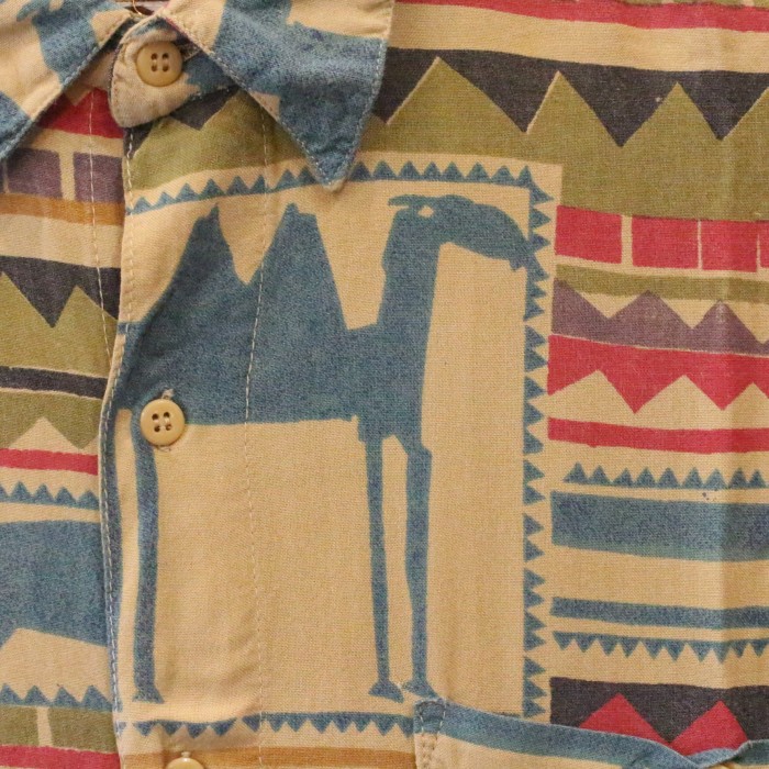 ユーロデザインシャツ　レーヨン（ビスコース） | Vintage.City 古着屋、古着コーデ情報を発信