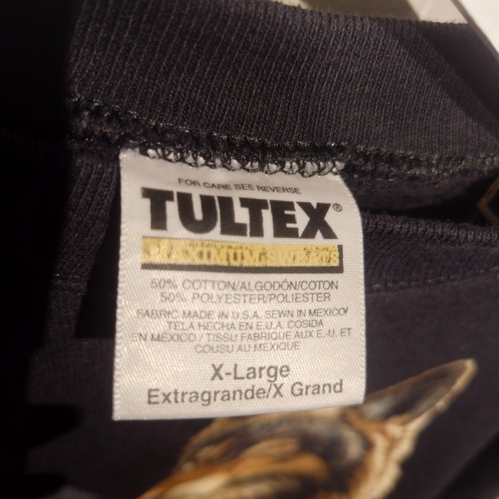 TULTEX リアルアニマル　スウェット　狼　ブラック　XL　1099 | Vintage.City 빈티지숍, 빈티지 코디 정보