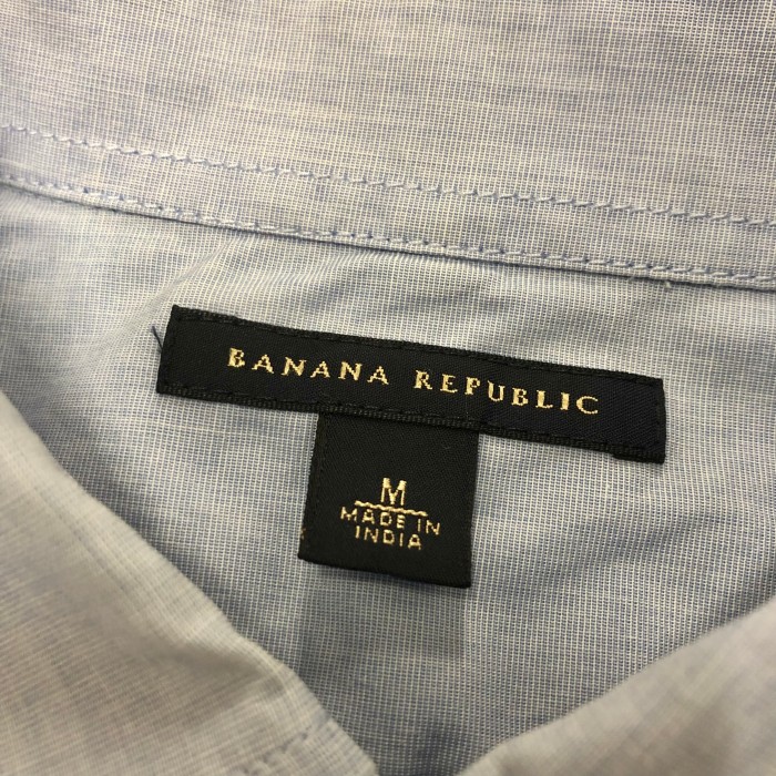 00s BANANA REPUBLIC/pleated L/S shirt/M/プリーツシャツ/長袖/ブルー/バナナリパブリック | Vintage.City 古着屋、古着コーデ情報を発信