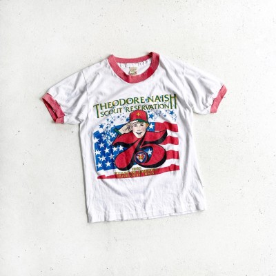 1980s  "Boy Scout" Ringer Tee SCREEN STARS MADE IN USA 【S】 | Vintage.City ヴィンテージ 古着