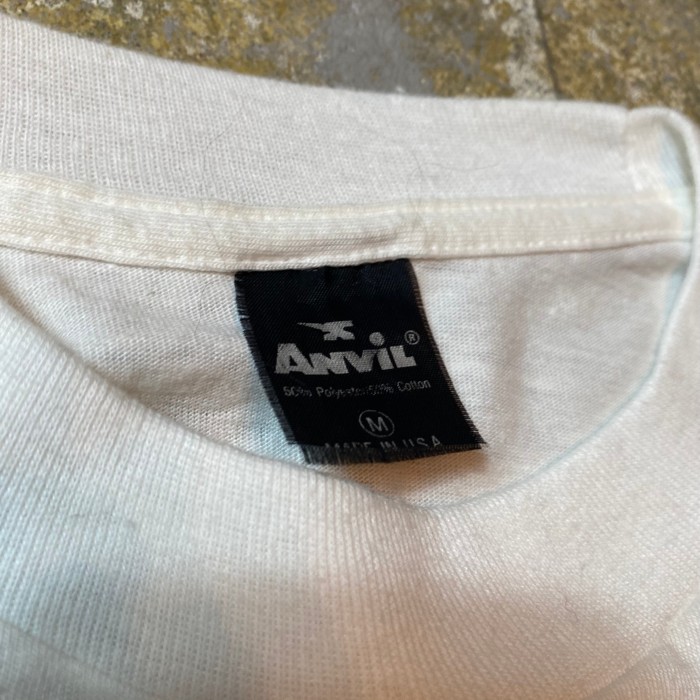 80s anvil アンビル tシャツ USA製 M ホワイト マラソン系 | Vintage.City 古着屋、古着コーデ情報を発信