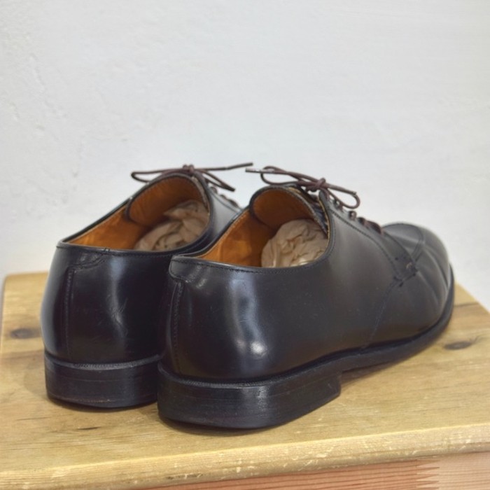 90s " cole haan " black leather V-tip shoes | Vintage.City 古着屋、古着コーデ情報を発信