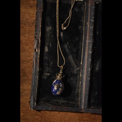 Vintage silver × lapis lazuli necklace | Vintage.City 빈티지숍, 빈티지 코디 정보