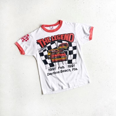 1990s "THE LEGEND" Ringer Tee JERZEES MADE IN USA 【S】 | Vintage.City ヴィンテージ 古着