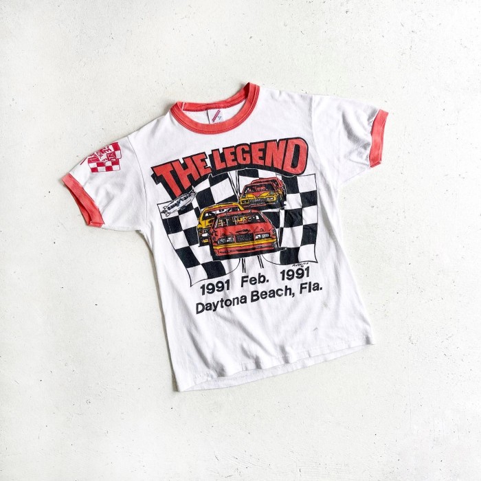 1990s "THE LEGEND" Ringer Tee JERZEES MADE IN USA 【S】 | Vintage.City 古着屋、古着コーデ情報を発信