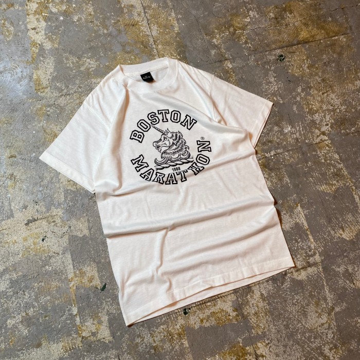80s anvil アンビル tシャツ USA製 M ホワイト マラソン系 | Vintage.City 古着屋、古着コーデ情報を発信