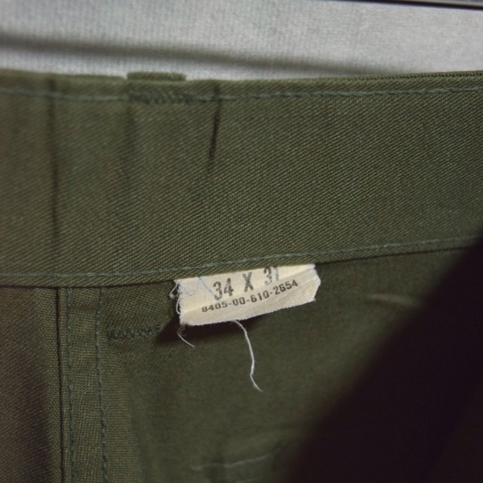 70s " us military " cotton x poly utility pants | Vintage.City 古着屋、古着コーデ情報を発信