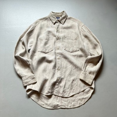 OLD GAP india Linen shirts 90年代  オールドギャップ インドリネン リネン シャツ | Vintage.City 古着屋、古着コーデ情報を発信