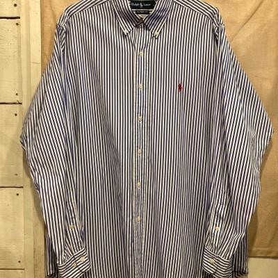 "Ralph Lauren" 長袖ストライプシャツ | Vintage.City 古着屋、古着コーデ情報を発信