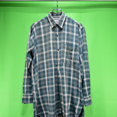 vintage euro grand farther flannel check shirt | Vintage.City 古着屋、古着コーデ情報を発信