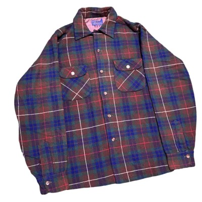 50s Pendleton ペンドルトン　ウールシャツ　ボードシャツ　USA製　 | Vintage.City 古着屋、古着コーデ情報を発信