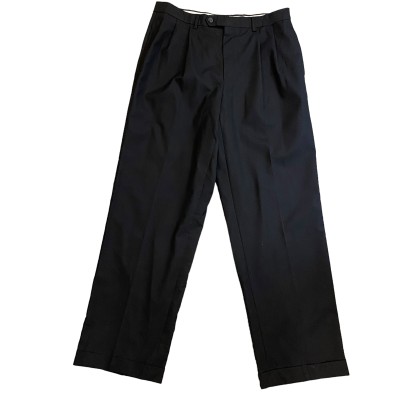 USED ラルフローレン スラックス パンツ 32×30 ブラック | Vintage.City 古着屋、古着コーデ情報を発信
