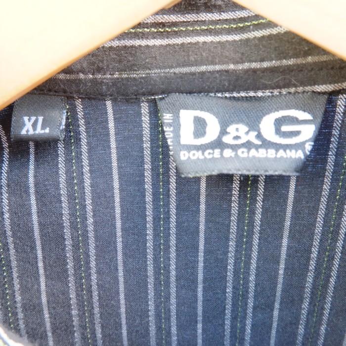 D＆G stripe shirts Italy | Vintage.City 빈티지숍, 빈티지 코디 정보