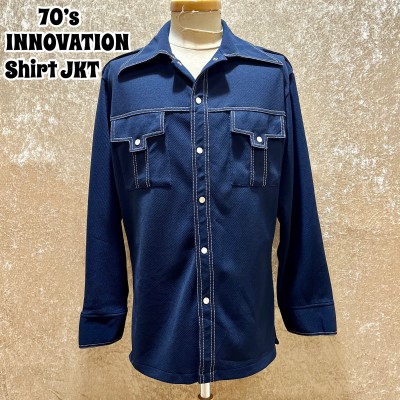 70’s INNOVATION レトロ シャツ ジャケット | Vintage.City 古着屋、古着コーデ情報を発信