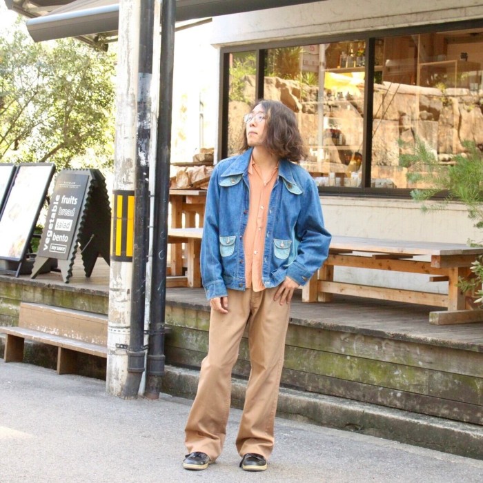 70s WRANGLER 2tone Denim Jacket "暴れ馬タグ" | Vintage.City Vintage Shops, Vintage Fashion Trends