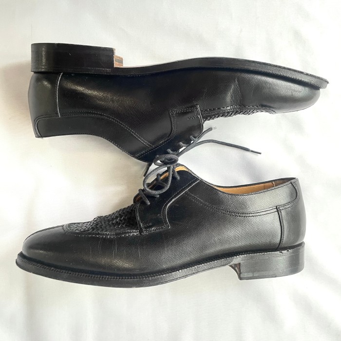 Made in ITALY BALLY black leather oxford shoes イタリア製 バリー 黒レザーシューズ | Vintage.City 古着屋、古着コーデ情報を発信