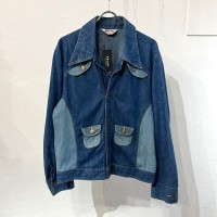 70s WRANGLER 2tone Denim Jacket "暴れ馬タグ" | Vintage.City 빈티지숍, 빈티지 코디 정보