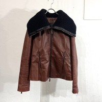 2011AW EMPORIO ARMANI Bovine Leather Jacket ITALY製 | Vintage.City 빈티지숍, 빈티지 코디 정보