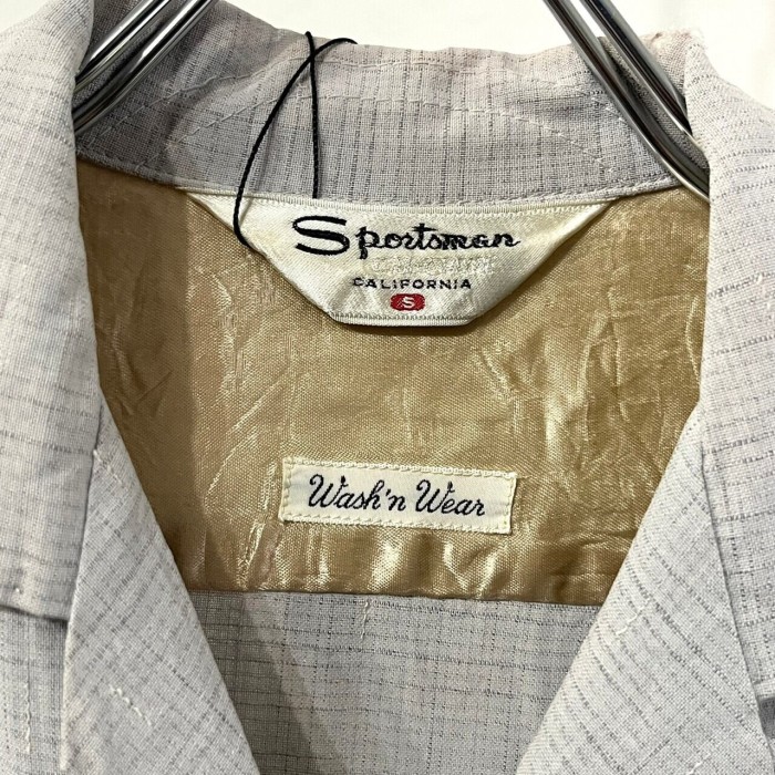 50s Sportsman Rayon Gabardine Shirt "Hand stitch" | Vintage.City 古着屋、古着コーデ情報を発信