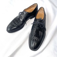 Made in ITALY BALLY black leather oxford shoes イタリア製 バリー 黒レザーシューズ | Vintage.City 古着屋、古着コーデ情報を発信