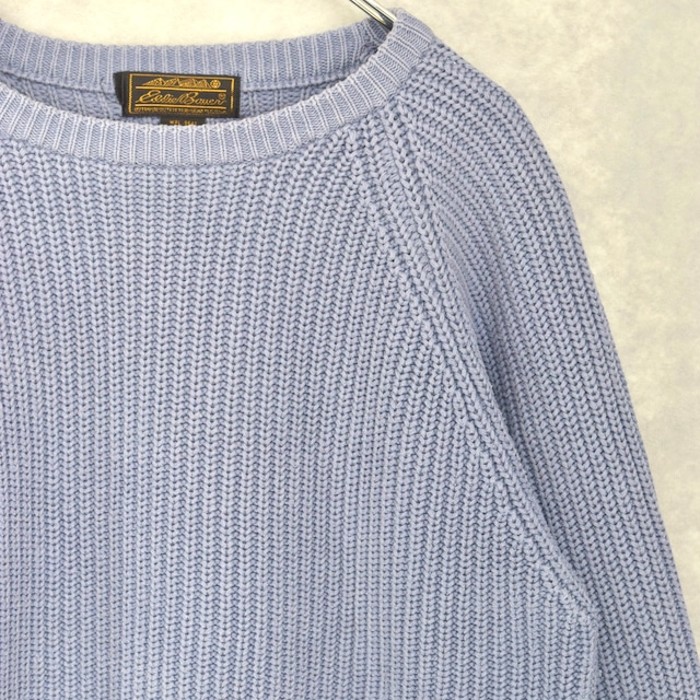 80s eddie bauer cotton knit | Vintage.City 古着屋、古着コーデ情報を発信