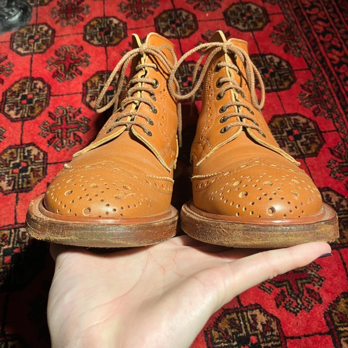 Tricker's WING TIP LEATHER BOOTS MADE IN ENGLAND/トリッカーズ