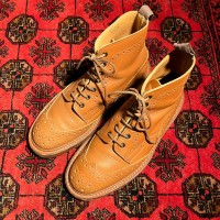 Tricker's WING TIP LEATHER BOOTS MADE IN ENGLAND/トリッカーズレザーウィングチップカントリーブーツ | Vintage.City Vintage Shops, Vintage Fashion Trends