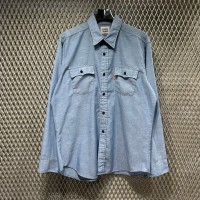 80s【Levis】L/S Chambray Shirt USA製 | Vintage.City 빈티지숍, 빈티지 코디 정보