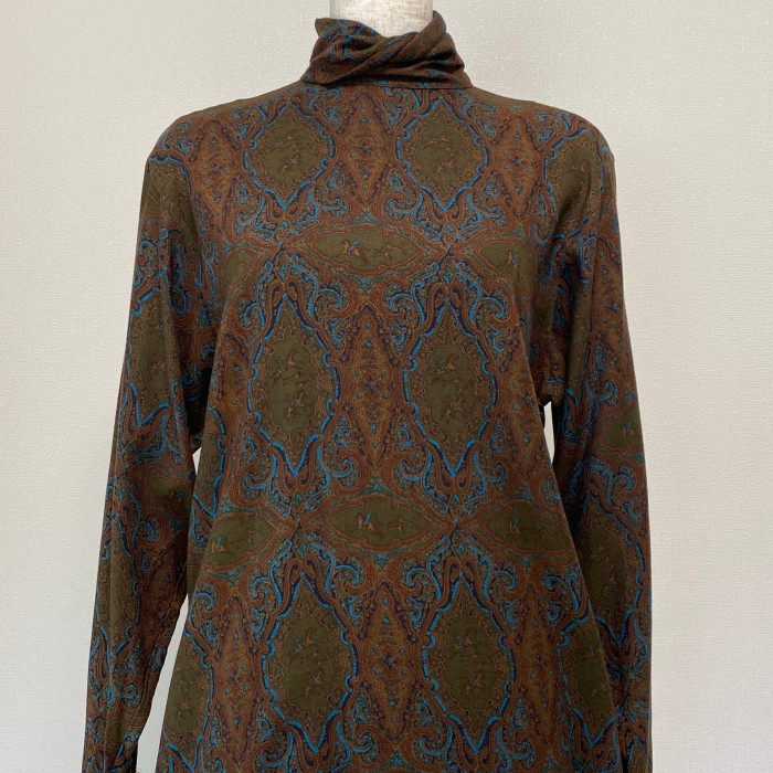 1980s Paisley Print Blouse | Vintage.City 古着屋、古着コーデ情報を発信